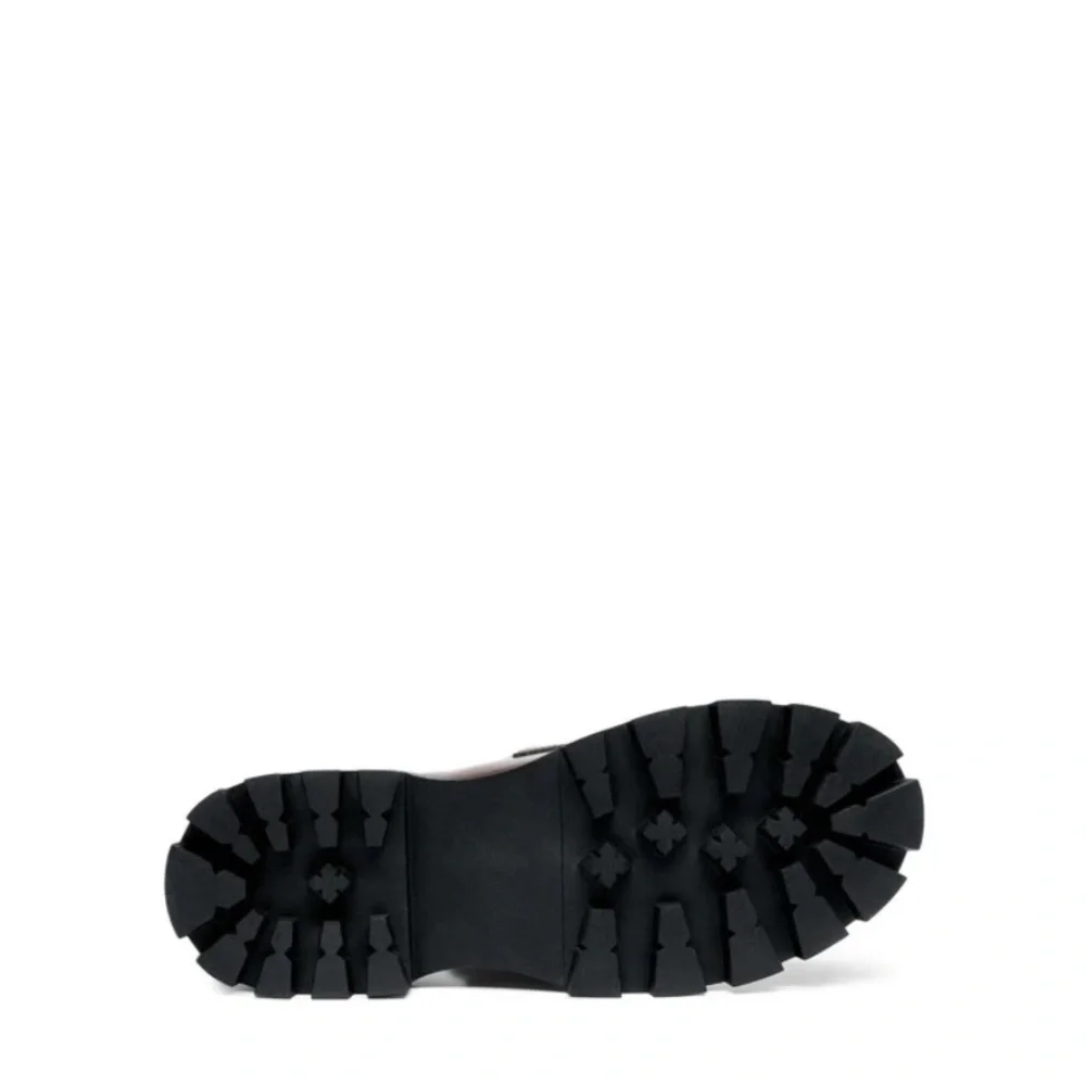 Dream Pairs Brown Patent Platform Loafers